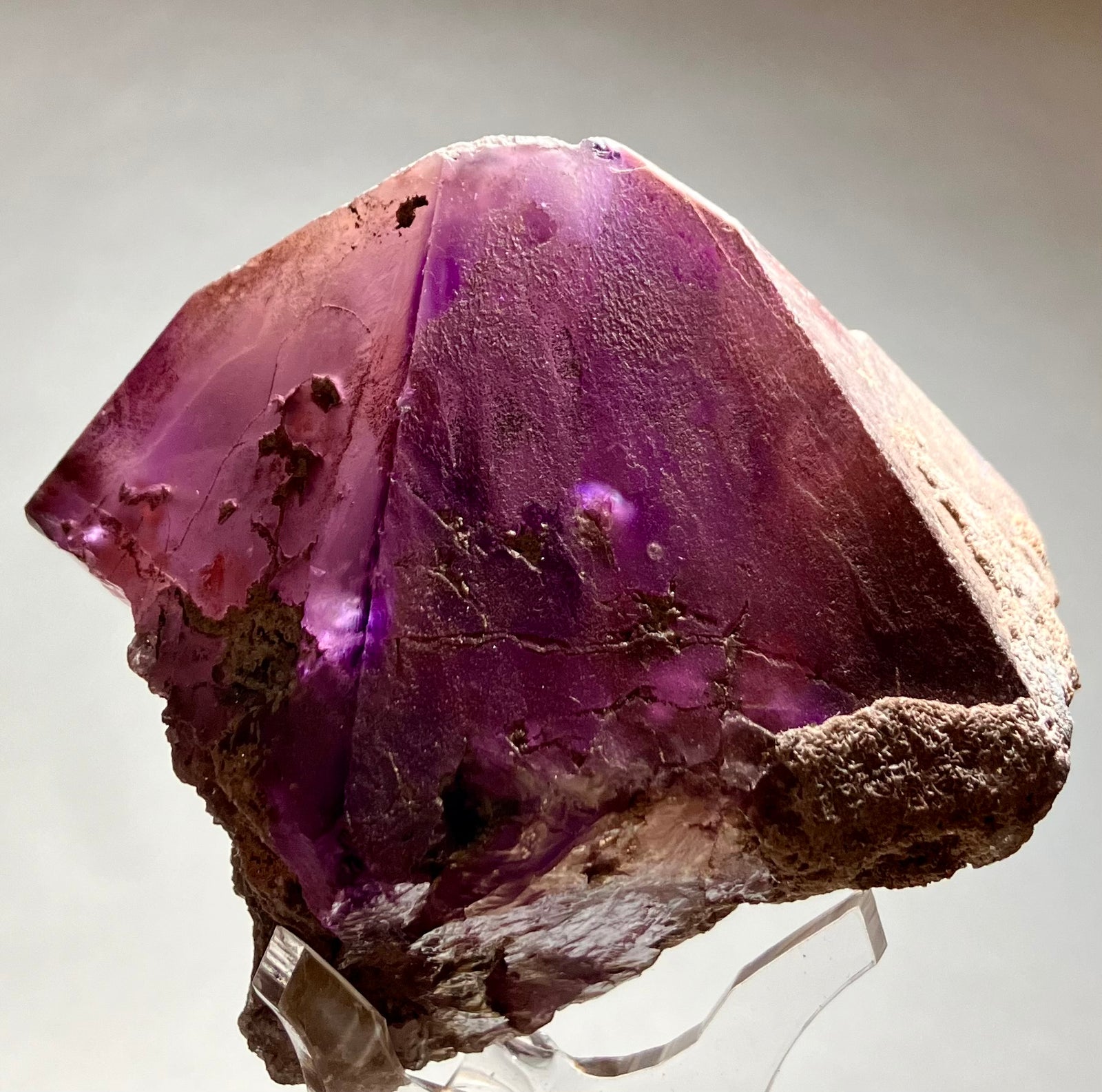 Four Peaks Amethyst Crystal Specimen