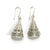 Thai Hill Tribe Floral Cone Earrings