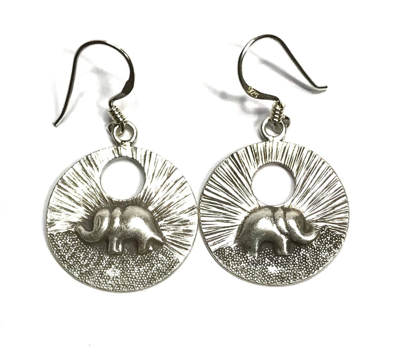 Thai Hill Tribe Elephant Earrings
