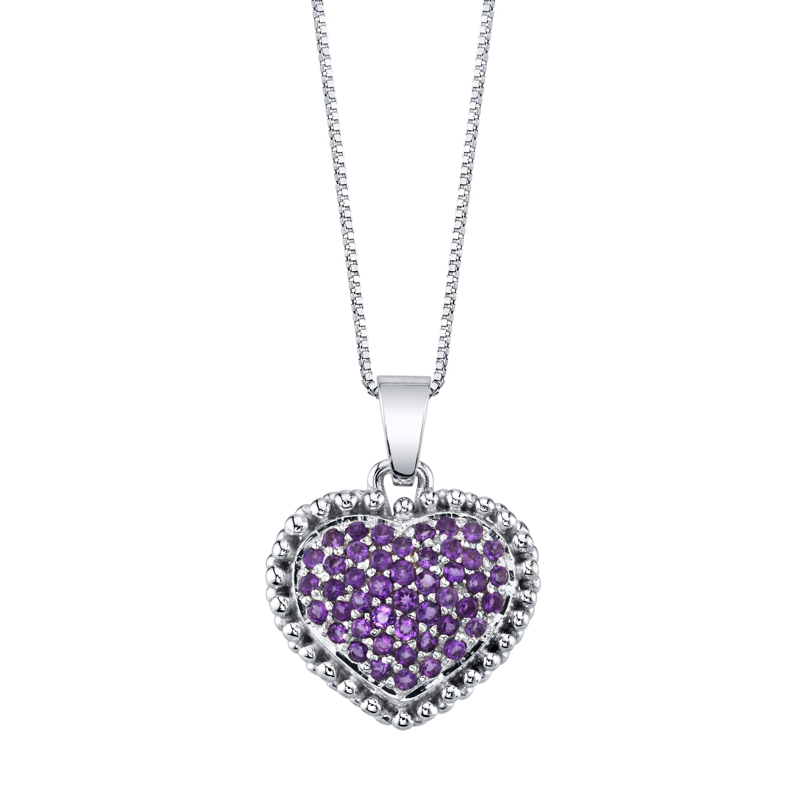 Pave Heart Pendant