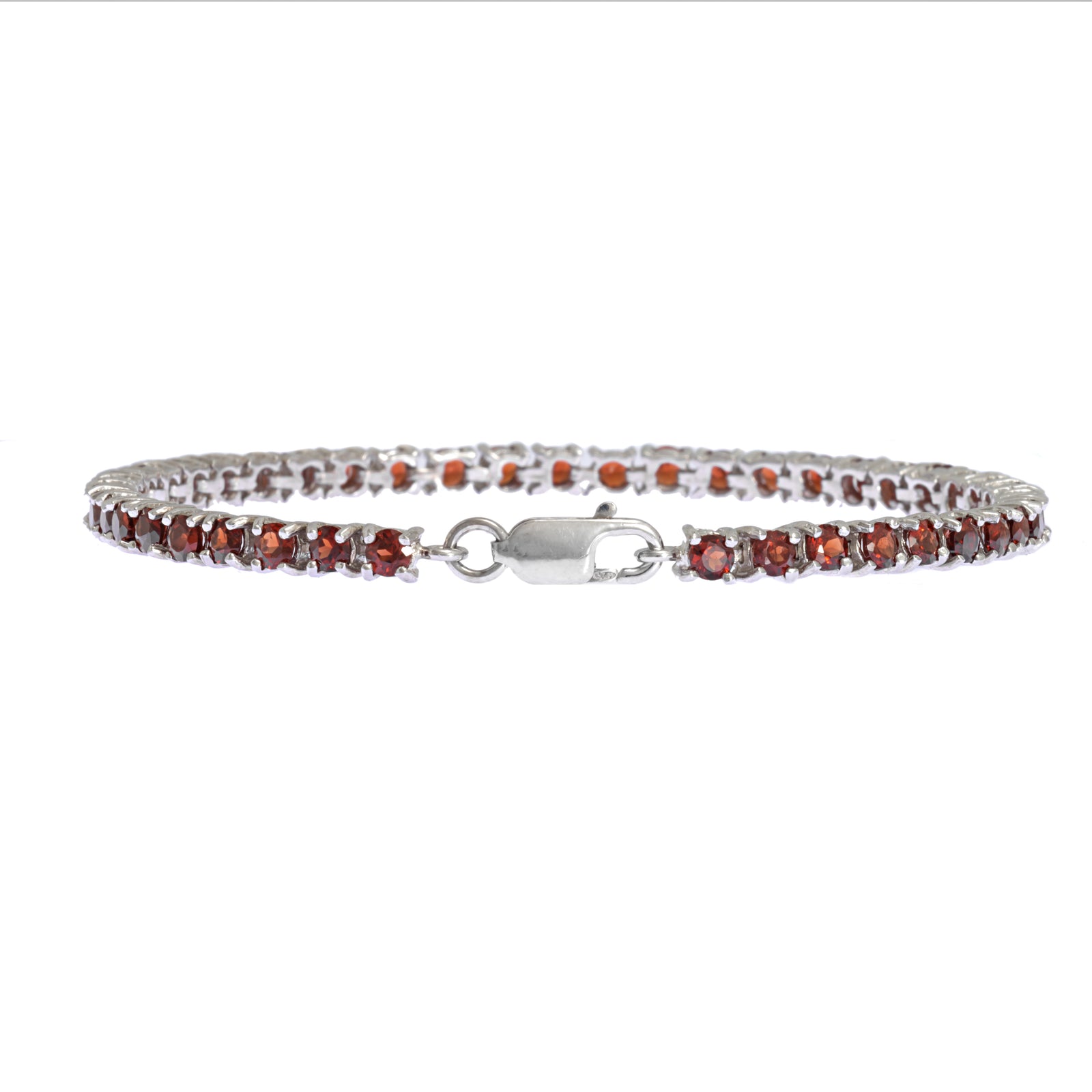 Garnet Tennis Bracelet