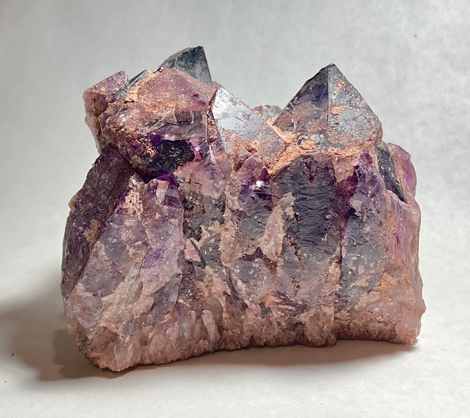 Four Peaks Amethyst Crystal Specimen