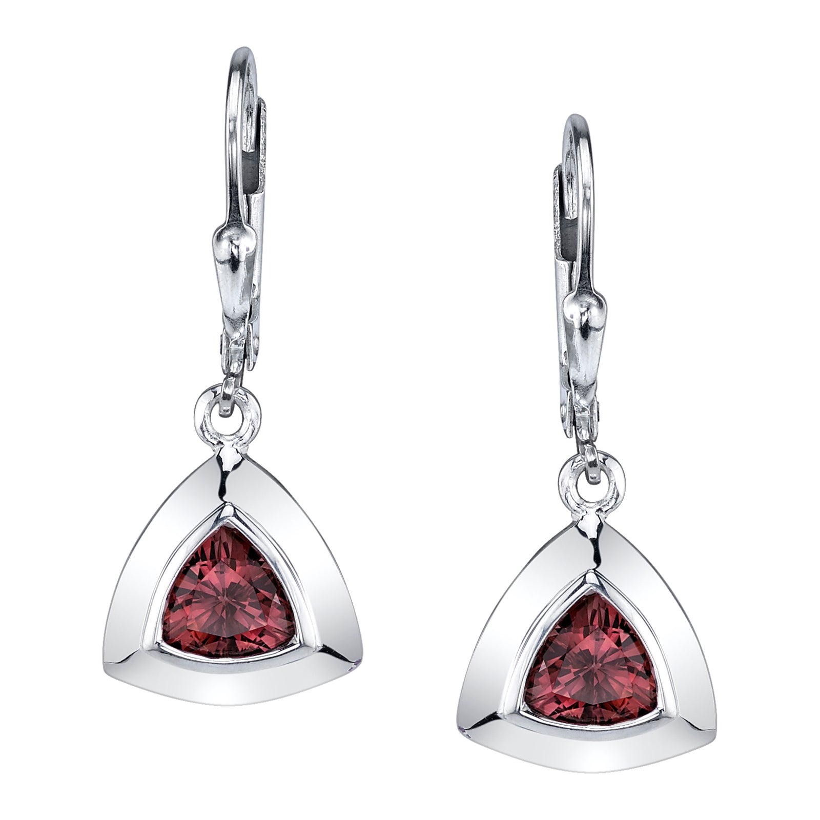 Trillion Triangle Earrings