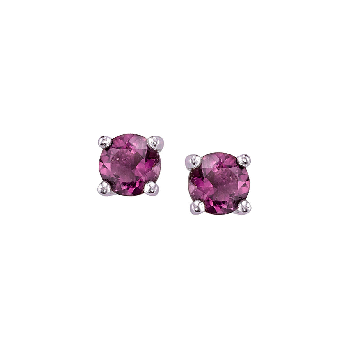 Prong-Set Solitaire Stud Earrings