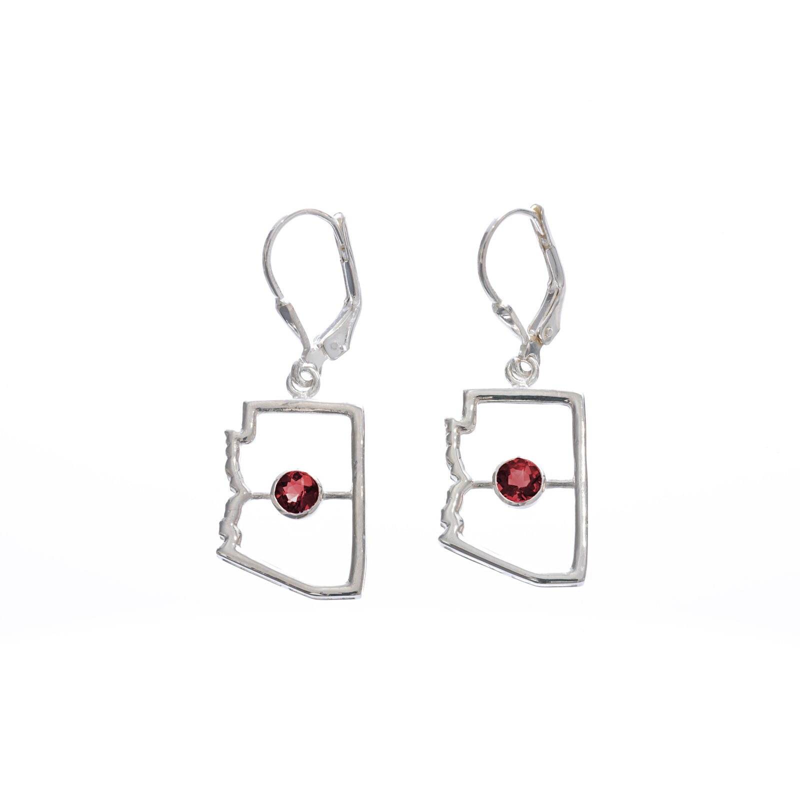 Arizona State Earrings with Stone