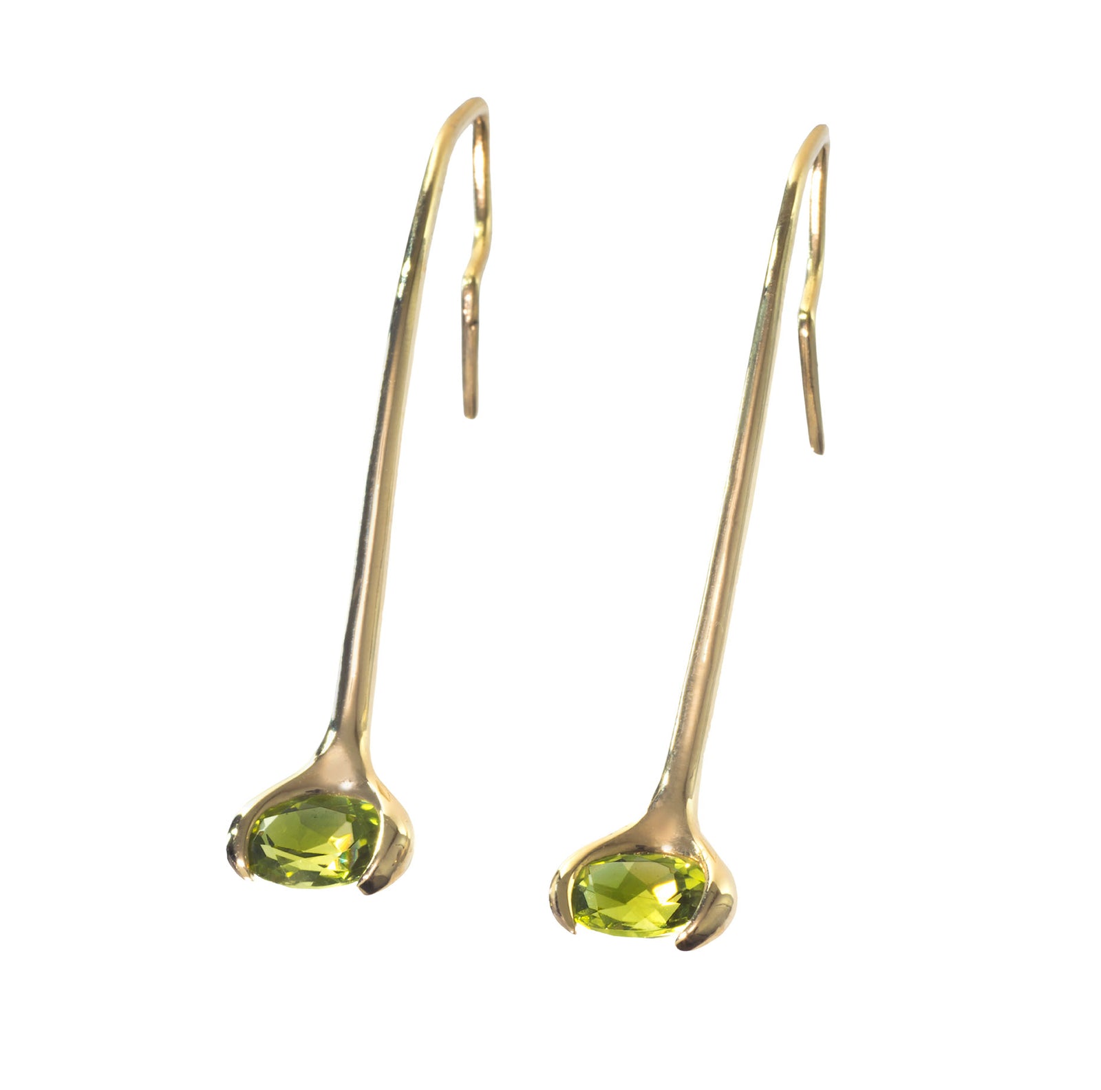 Gold Birthstone Drop Earring