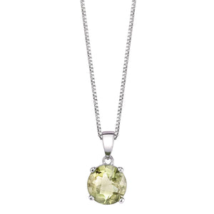 Checkerboard Faceted Solitaire Pendant