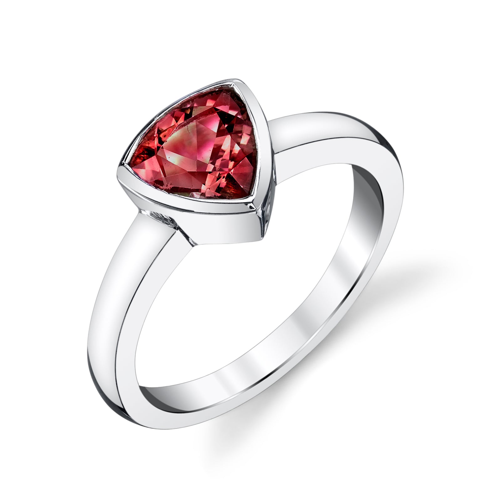 Trillion Solitaire Ring