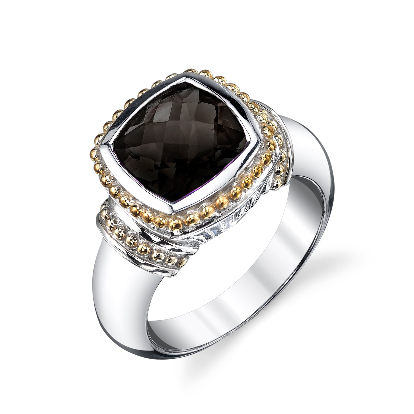 Vermeil Cushion Cut Ring