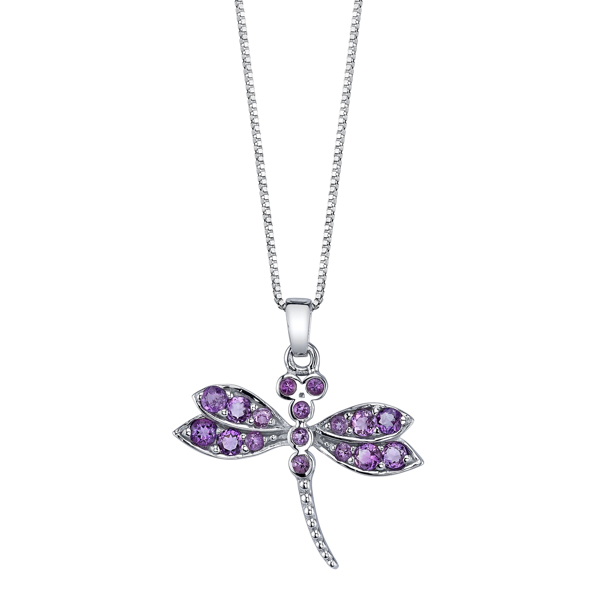 Pave Dragonfly Pendant