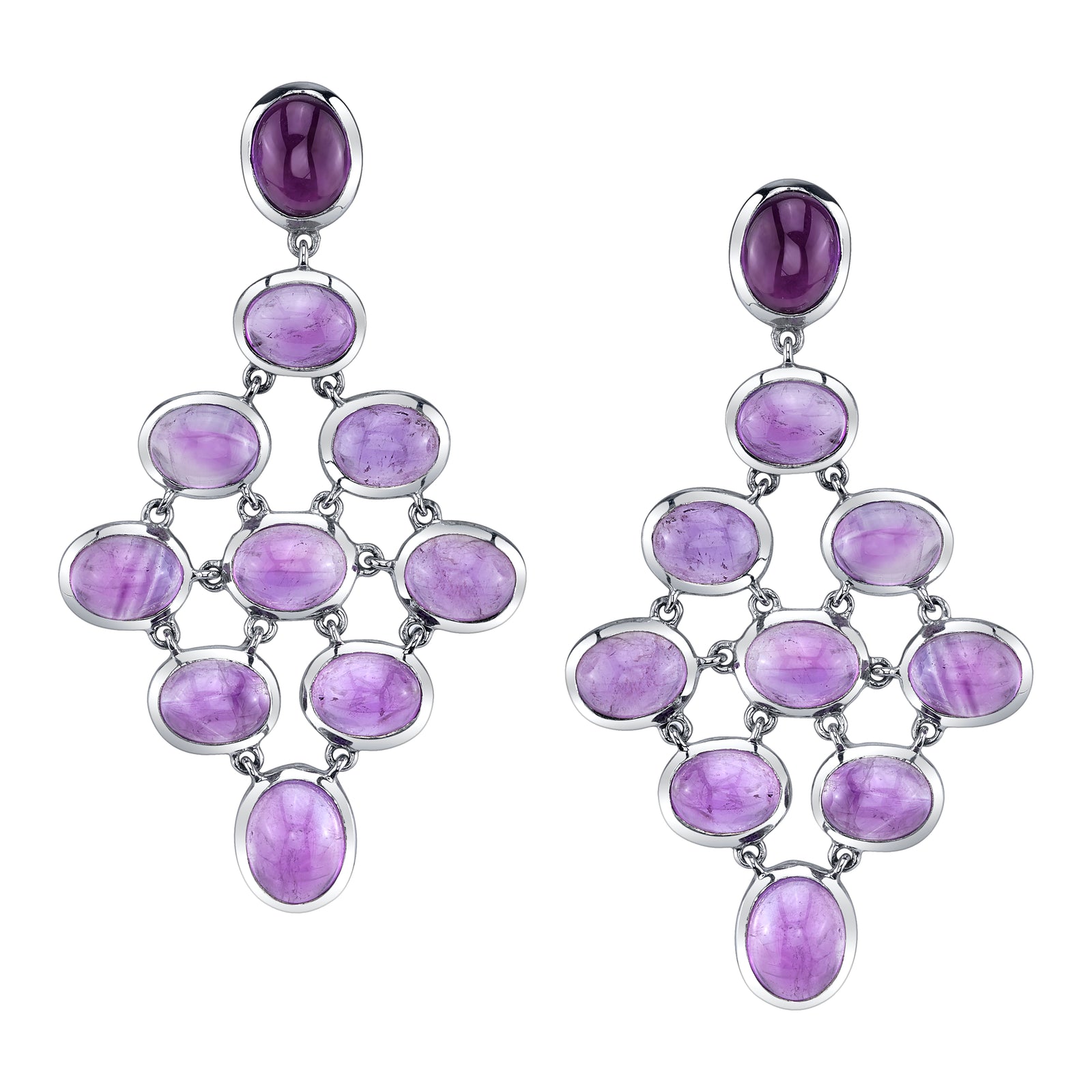 Amethyst Cabochon Chandelier