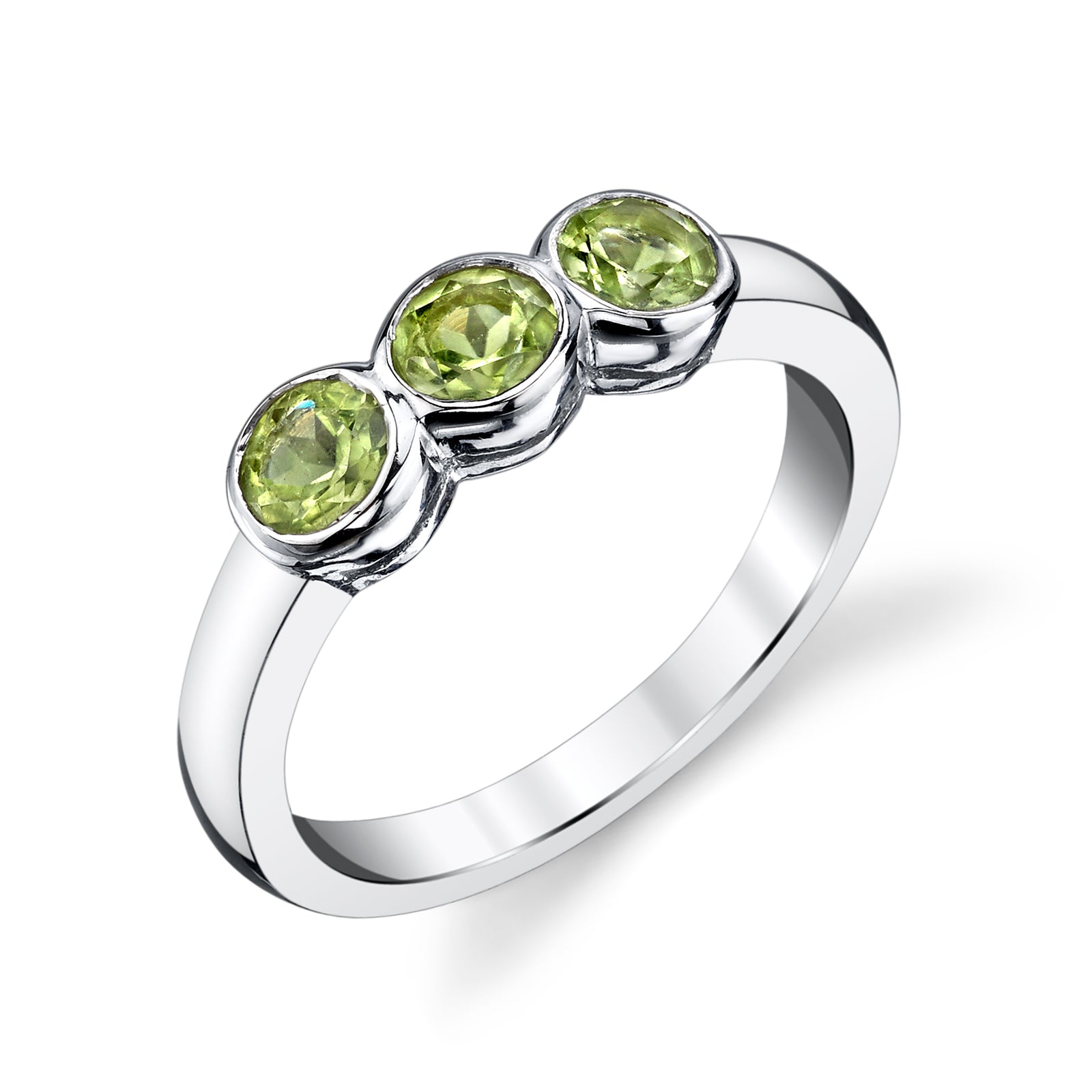 Triple Round Stone Ring