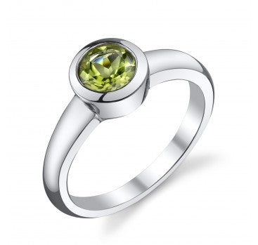 Bezel Set Solitaire Ring