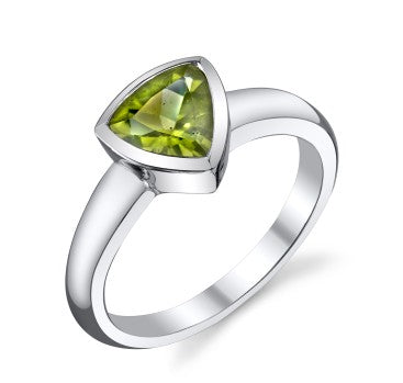 Trillion Solitaire Ring