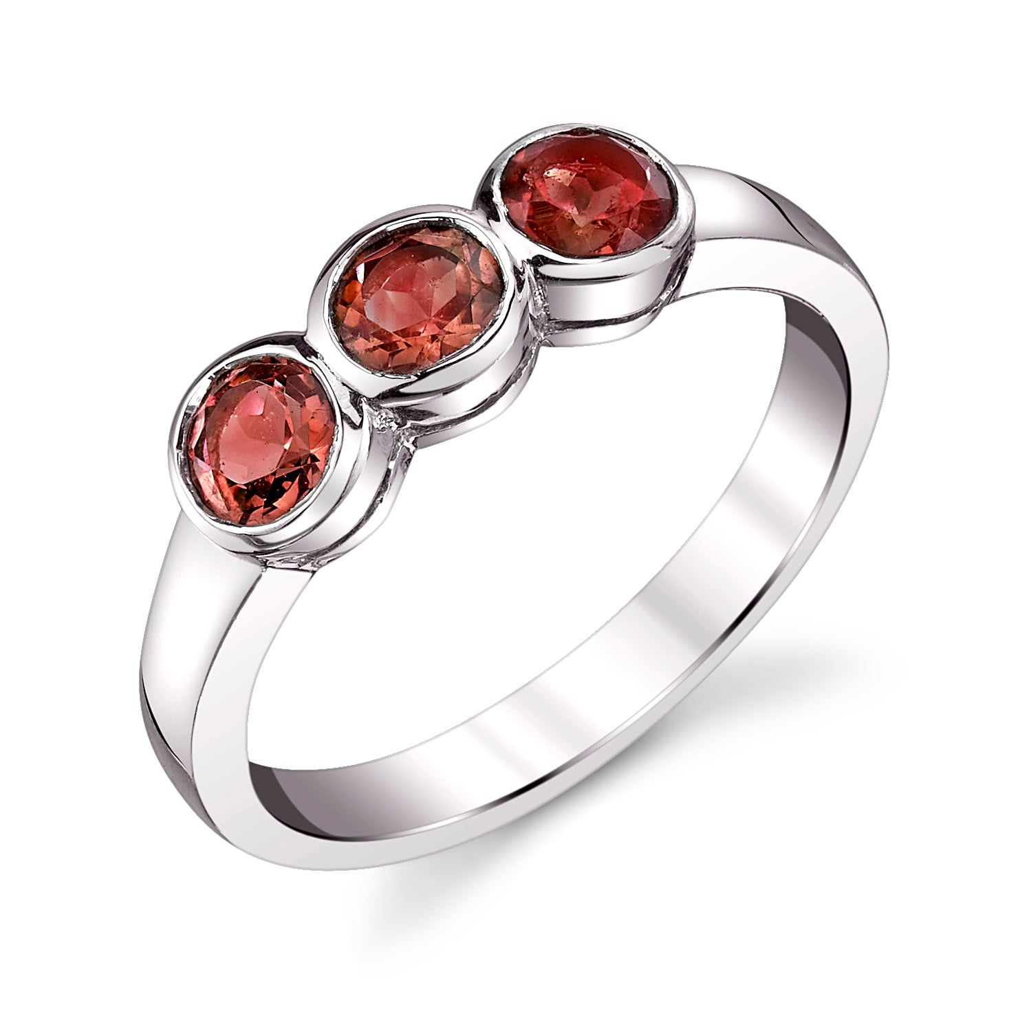 Triple Round Stone Ring